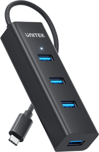 רכזת 4 יציאות USB H1117B UNITEK 