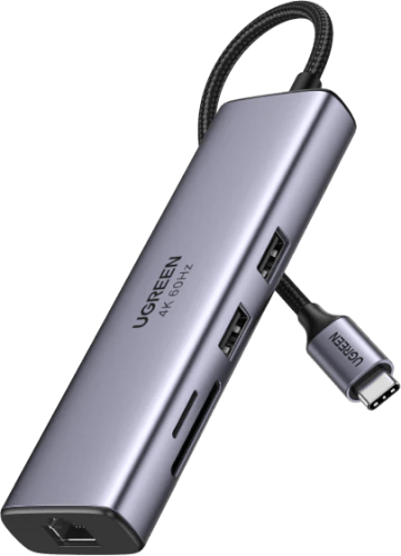 רכזת 7 ב-1 USB-C CM498 UGREEN