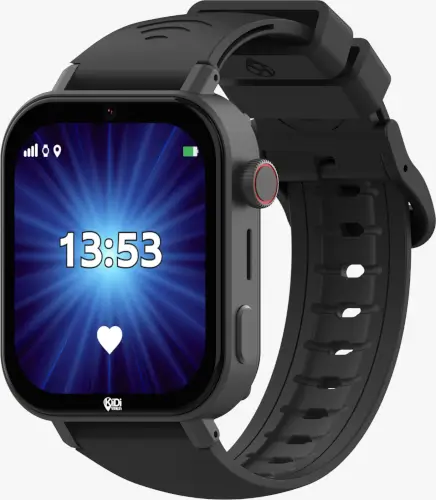 שעון חכם לילדים עם סים מובנה, GPS ותשלום KiDi Prime - שחור Kidiwatch - שעונים חכמים לילדים