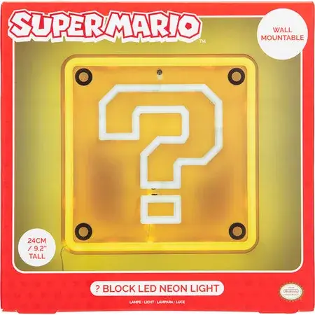 מנורת ניאון לקיר Question Block PALADONE