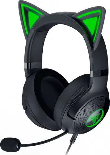 אוזניות גיימינג חוטיות Kraken Kitty V2 Razer