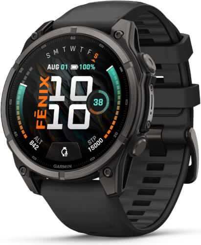 שעון ספורט חכם 47 מ"מ Fenix 9 אפור גרמין - Garmin