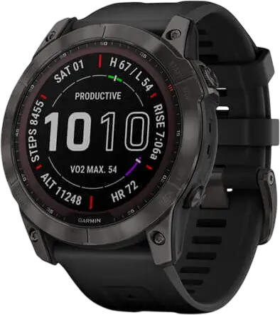 שעון חכם סולארי + זכוכית ספיר Fenix 7x Garmin