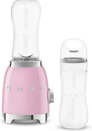 בלנדר ספורט סגנון שנות החמישים PBF01PKEU - ורוד Smeg