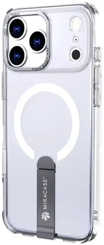 חיפוי לסמארטפון MIRASTAND שקוף iPhone 17 Pro Miracase