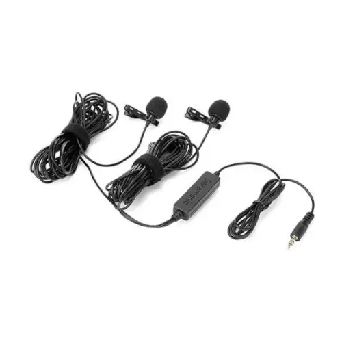 מיקרופון דש כפול LavMicro 2M Lavalier Saramonic
