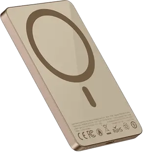 סוללת גיבוי אלחוטית עם Magsafe MP38 - שנהב Energy