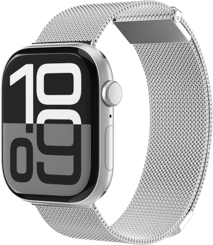 רצועה לשעון חכם Apple Watch Milanese Loop 2 - 44 | 45 | 46 | 49mm כסוף Vonmählen