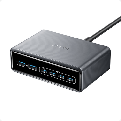 עמדת טעינה 6 יציאות Prime Charger 200W GaN Anker
