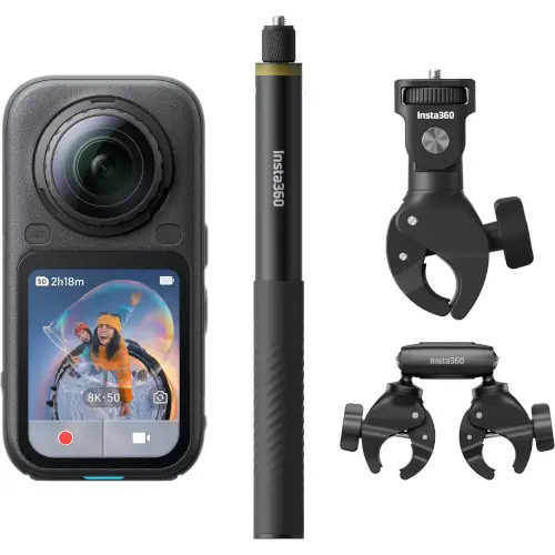 מצלמת אקסטרים X6 Motorcycle Bundle שחור Insta360