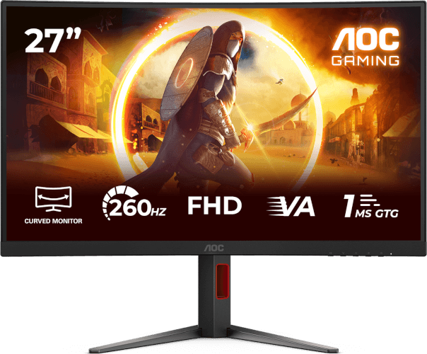 מסך מחשב גיימינג קעור "27 C27G4Z2 AOC