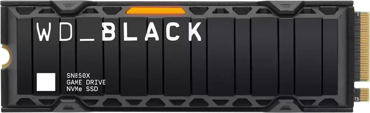כונן פנימי + צלעות קירור SN850X NVMe SSD 2TB With Heatsink Western Digital