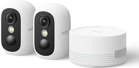 ערכת שתי מצלמות אבטחה ורכזת Security C35 Eufy