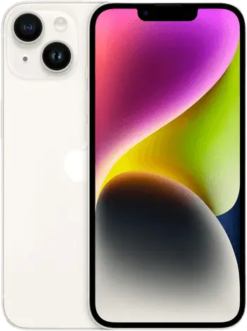 סמארטפון iPhone 14 256GB Starlight Apple