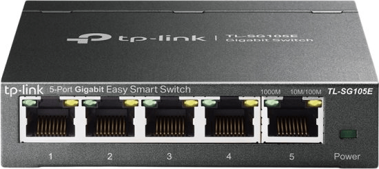 מתג חכם TL-SG105E 5-Port Gigabit TP-Link