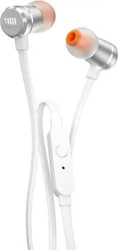 אוזניות חוטיות Tune 290 JBL - כסוף