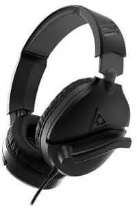 אוזניות גיימינג חוטיות שחורות RECON 70 Turtle Beach