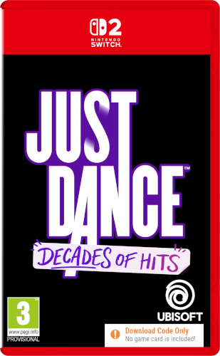 Just Dance: Decades of Hits Code in box ל-Nintendo Switch 2 Nintendo Switch