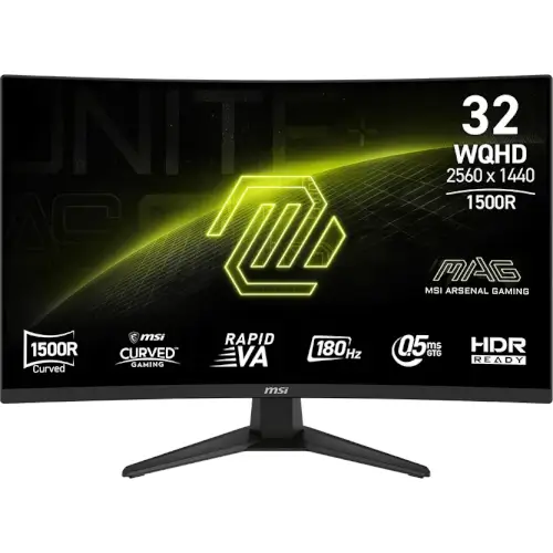 מסך מחשב גיימינג קעור "31.5 MAG 321CQF E18 MSI