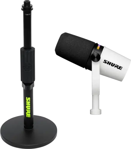 ערכת מיקרופון ומעמד לפודקאסטים MV7+ Gator  SHURE