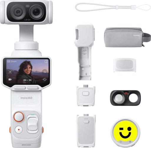 מצלמת גימבל Luna Ultra - Creator Combo Insta360