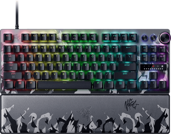 מקלדת גיימינג מכאנית Huntsman V3 Pro Tenkeyless 8KHz Niko Edition Razer