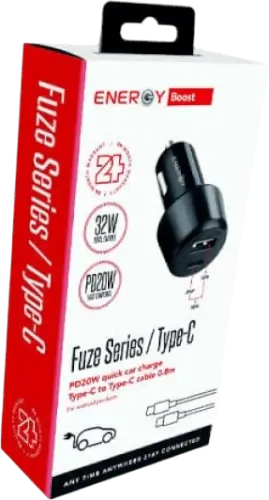 ראש מטען מהיר ENERGY 20W PD&USB ports Energy