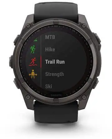 שעון חכם Fenix 8 Saphire Solar 47mm גרמין - Garmin
